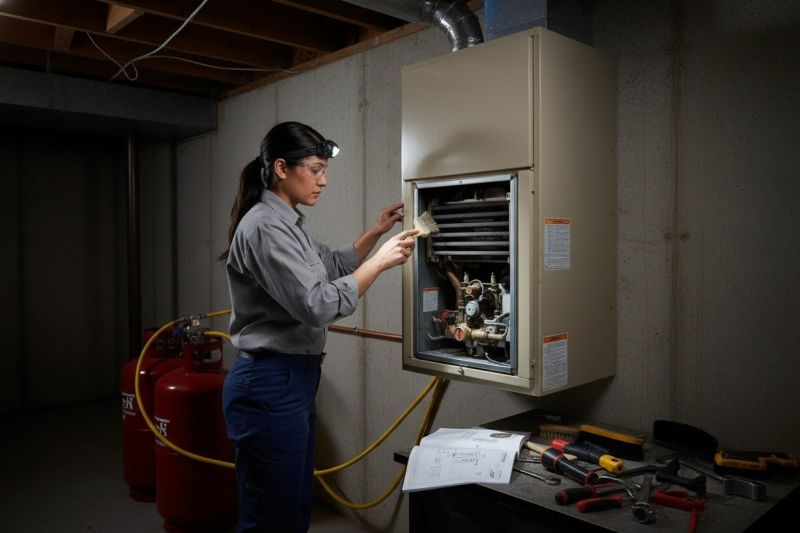 Propane Water Heater Service